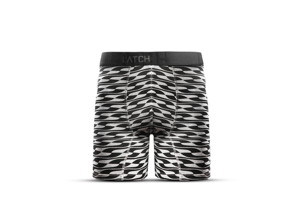 Midway Briefs-Printed Grey Black - Wearlatch