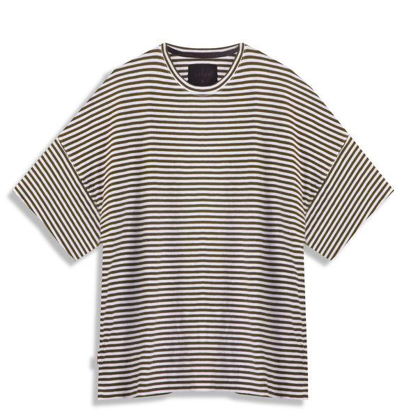 Oversized Tee-Green Stripper - Wearlatch