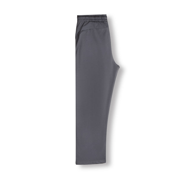 Wide Leg Trouser-Silver Grey