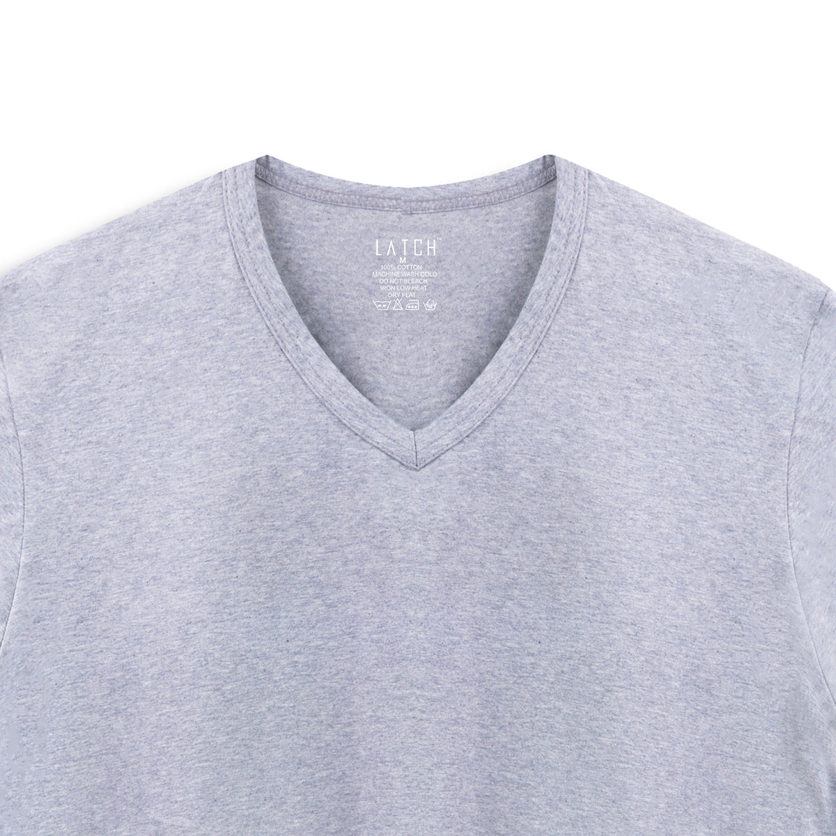 Heather Light Grey-V Neck – Wearlatch