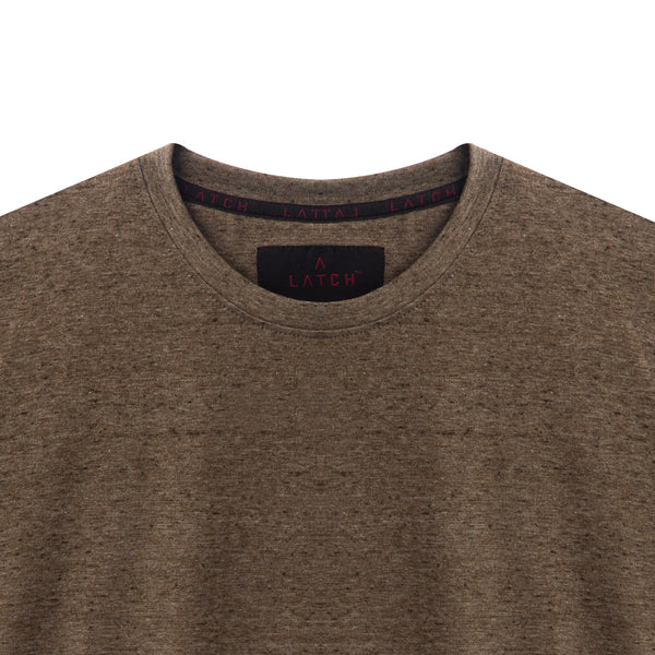 Frame Tee-Olive Melange