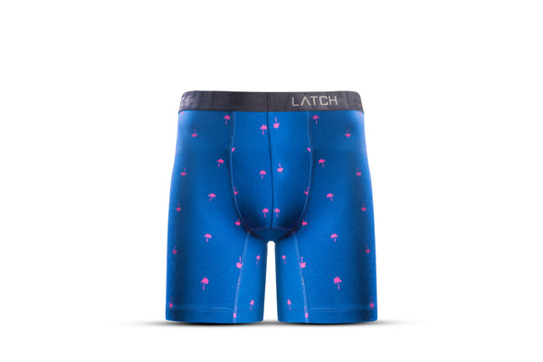 Midway Briefs-Printed Floral Royal Blue
