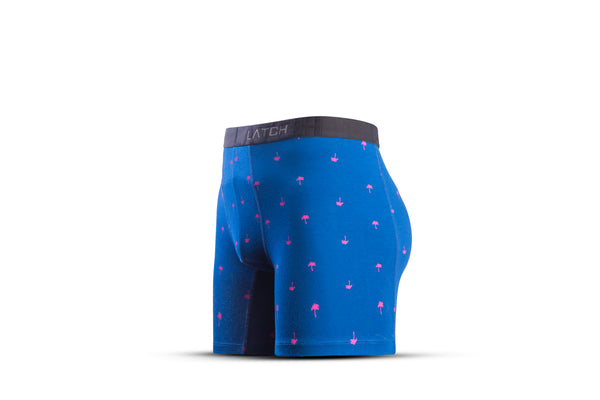 Midway Briefs-Printed Floral Royal Blue