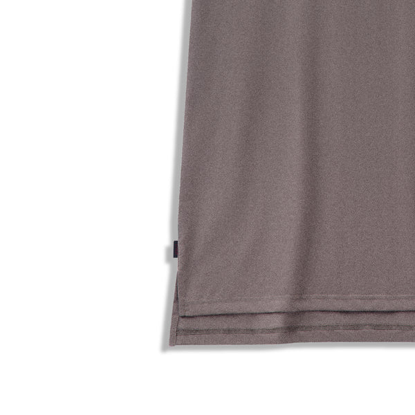 Uneven Split End Tee-Grey - Wearlatch