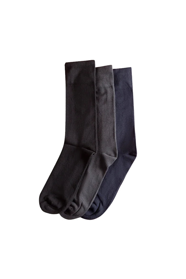 Crew Socks - Solids (Pack of 3)