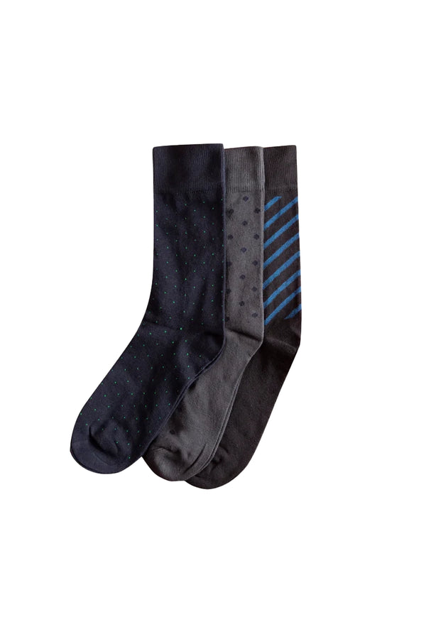 Crew Socks - Pattern (Pack of 3) - Wearlatch