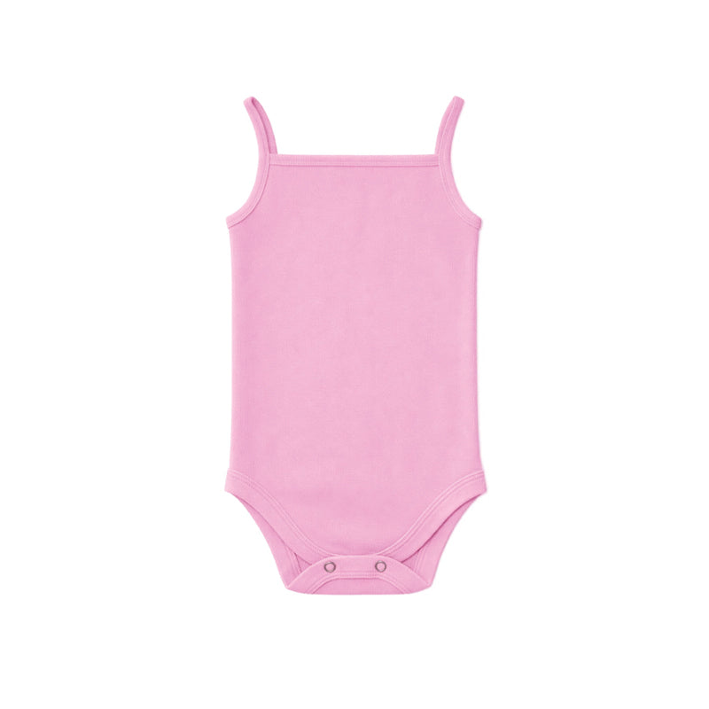 SPAGHETTI STRAP BABY BODYSUIT (LILAC CHIFFON)