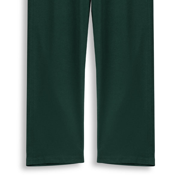 Wide Leg Trouser-Pine Green