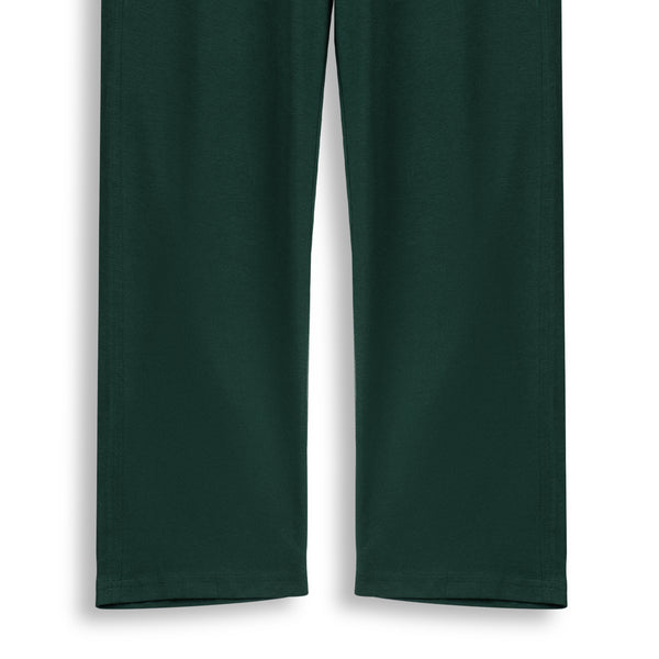 Wide Leg Trouser-Pine Green - Wearlatch