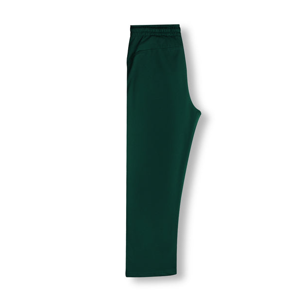 Wide Leg Trouser-Pine Green
