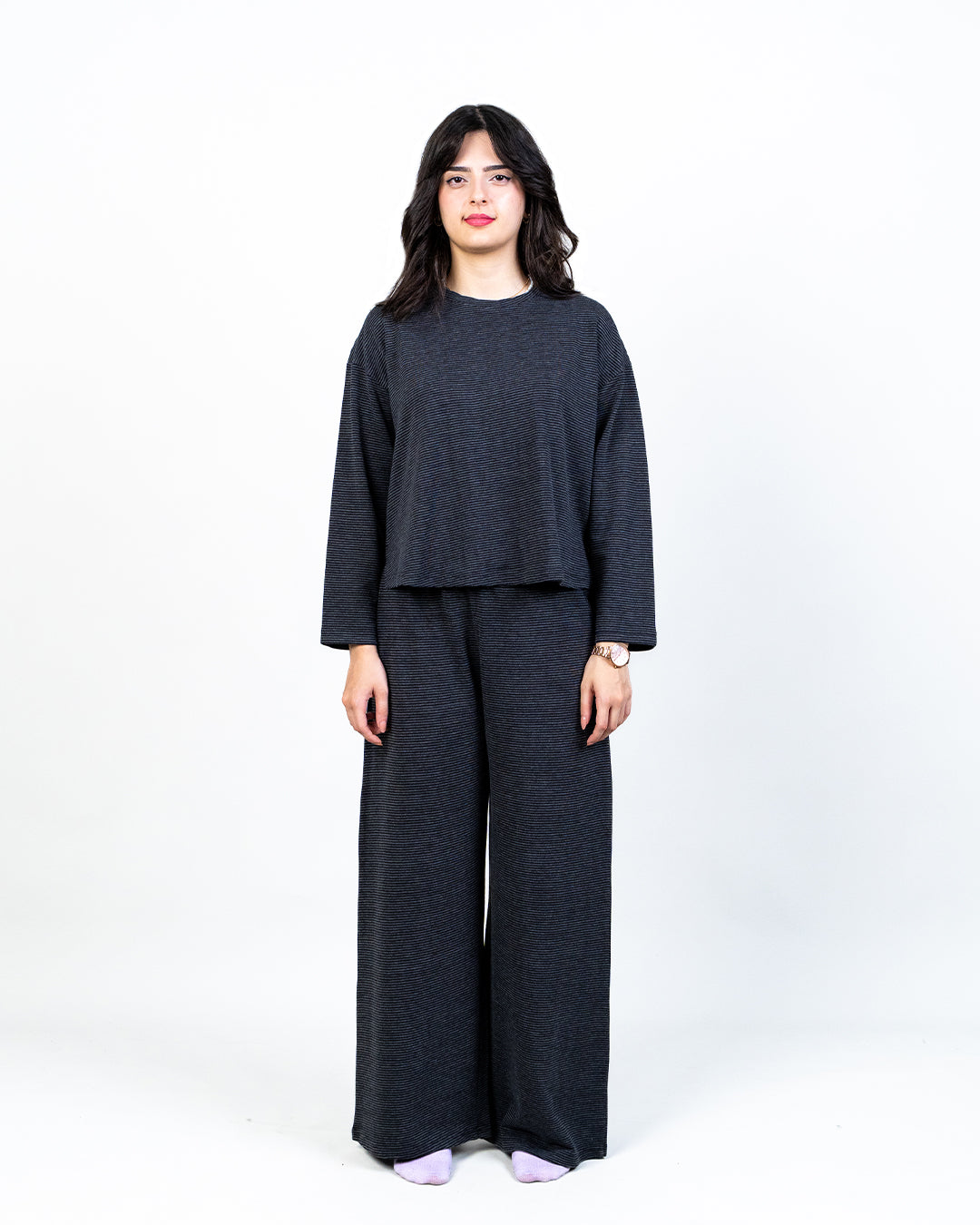 Women Mommy & Me Co-ord Set Black