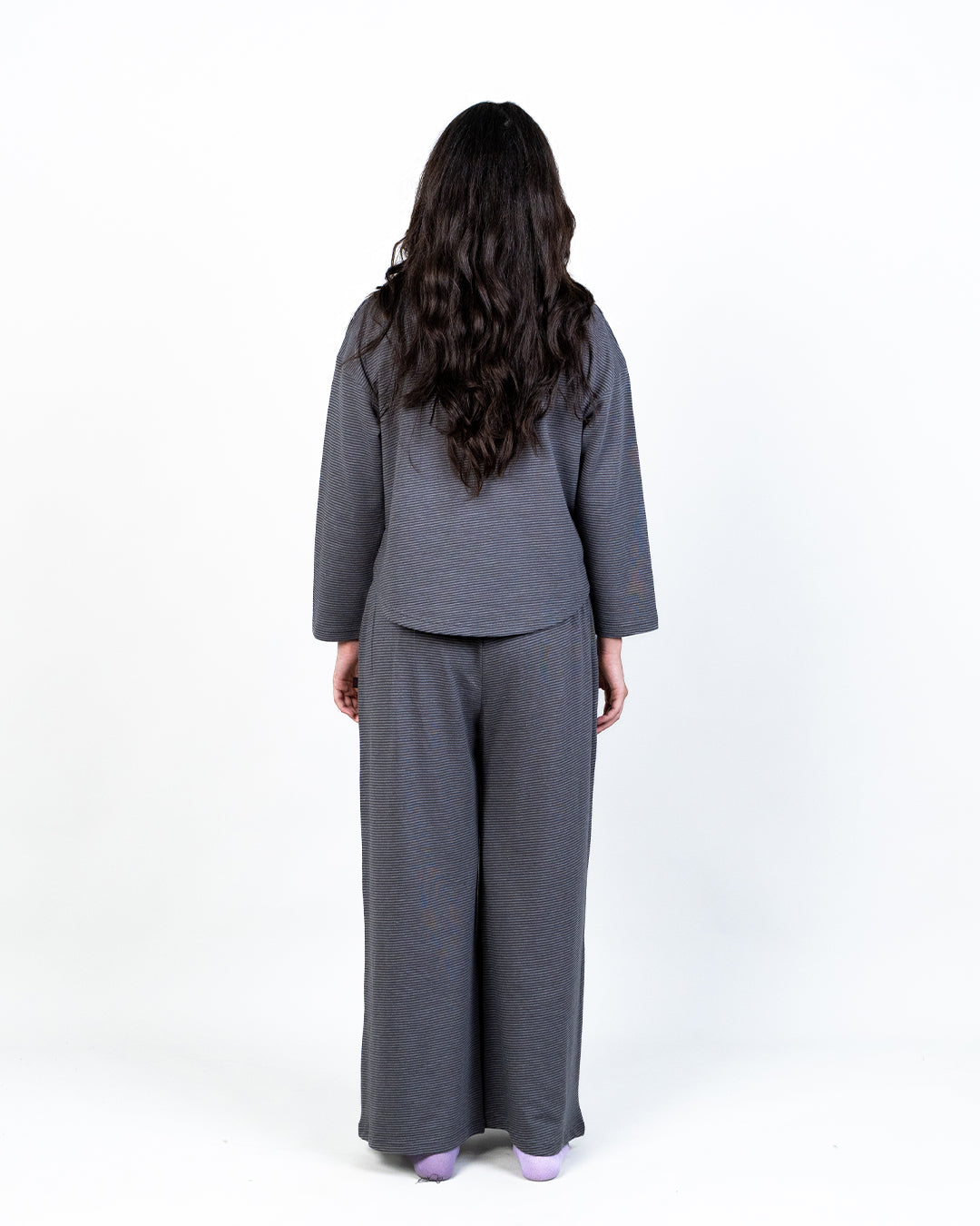 Women Mommy & Me Co-ord Set Grey
