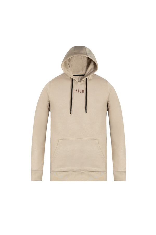 Oversized Pullover Hoodie-Camel