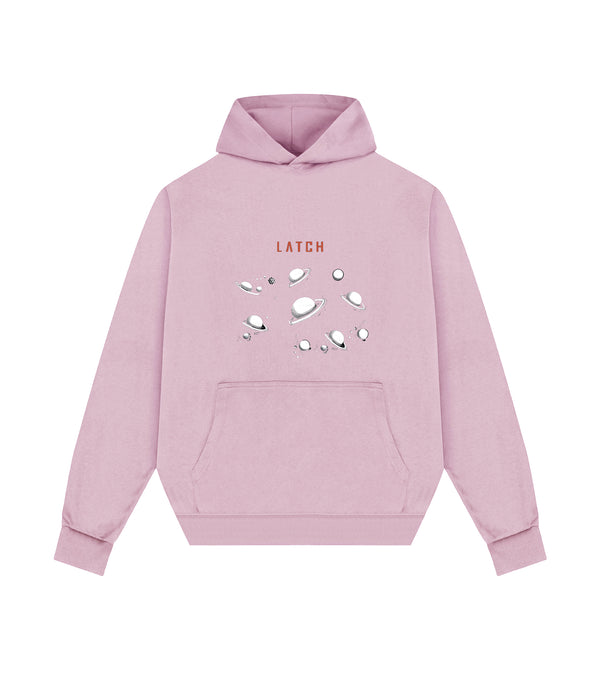 Universe Oversized Pullover Hoodie-Elder Berry