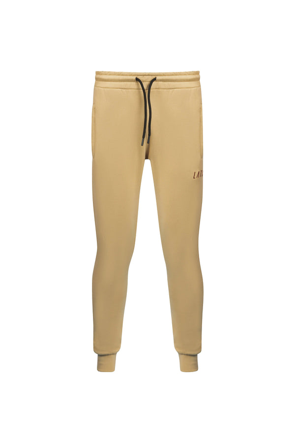 Slim Fit Jogger Sweat Pant-Beige - Wearlatch
