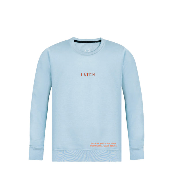 Believe you can-Essential Sweatshirt-Ocean Blue
