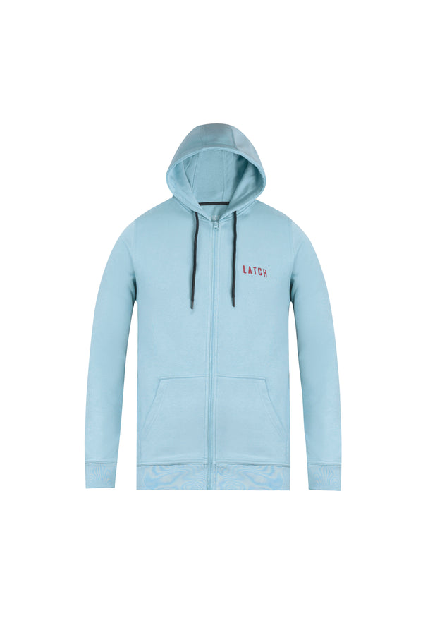 Zipper Hoodie-Ocean Blue - Wearlatch