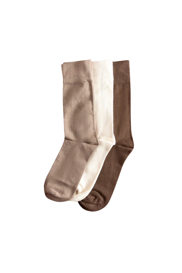 Crew Socks - Solids (Pack of 3) - Wearlatch