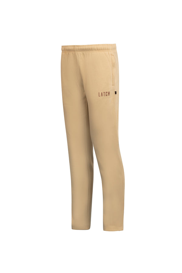 Wide Leg Sweat Pant-Beige - Wearlatch