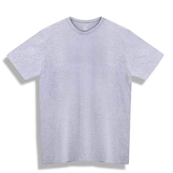 Heather Light Grey-Crew Neck - Wearlatch