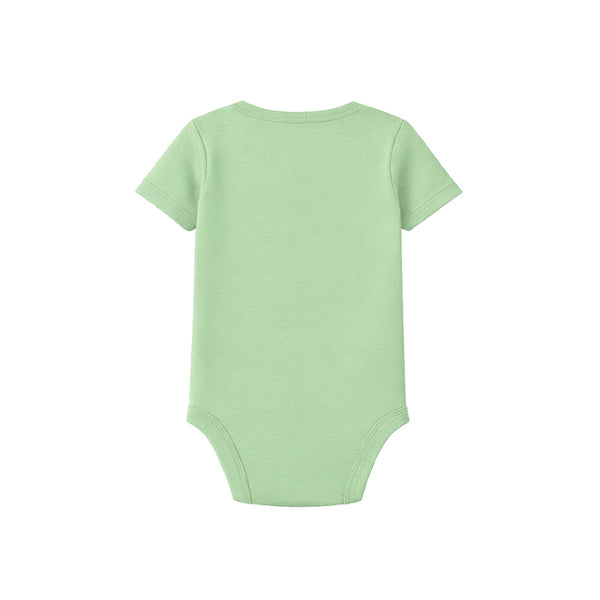 BABY BODY SUIT SHORT SLVEEVE (BIRD'S EGG GREEN)