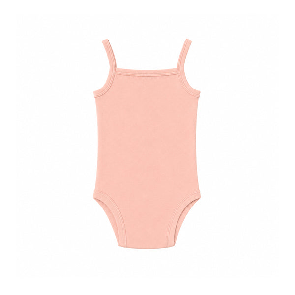 SPAGHETTI STRAP BABY BODYSUIT (MUAVE CHALK)