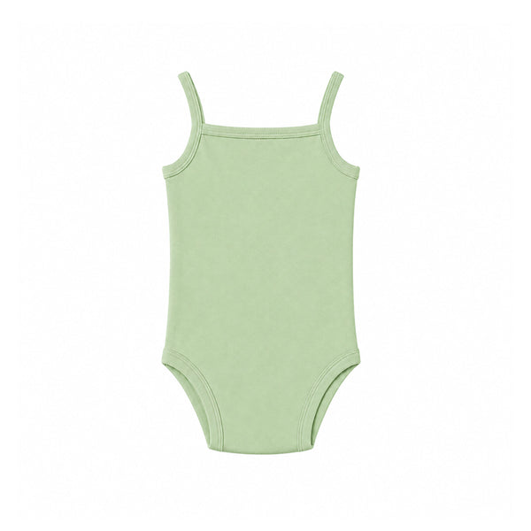 SPAGHETTI STRAP BABY BODYSUIT (BIRD EGG GREEN)