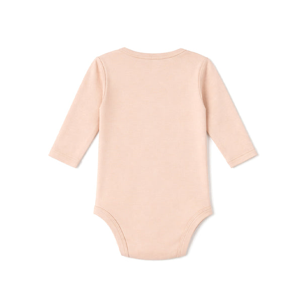 BABY BODY SUIT FULL SLEEVE (MUAVE CHALK)
