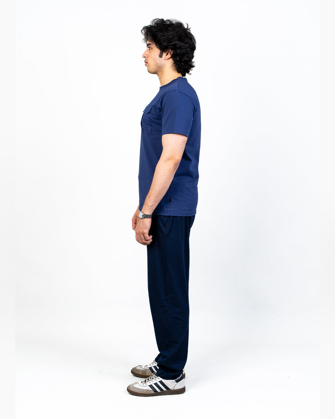 NAVY UTILITY POCKET TEE