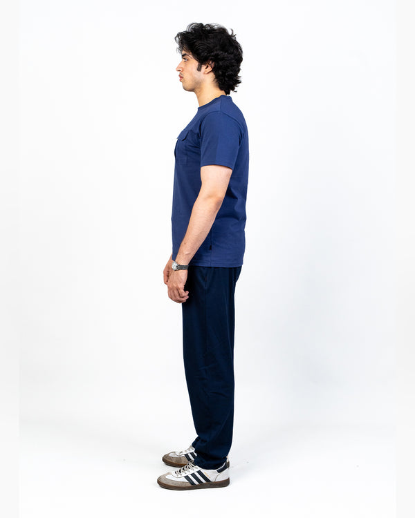 NAVY UTILITY POCKET TEE