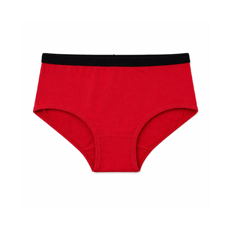 WOMEN BASIC BRIEF - RED CHILI