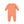 Baby Footie Button Down (FUSION CORAL)