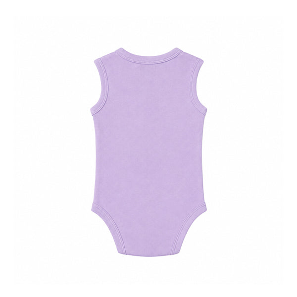 SLEEVELESS BABY BODYSUIT (POSTEL LILAC)