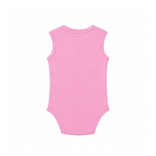 SLEEVELESS BABY BODYSUIT (LILAC CHIFFON)