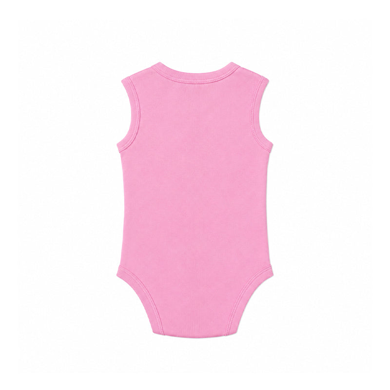 SLEEVELESS BABY BODYSUIT (LILAC CHIFFON)