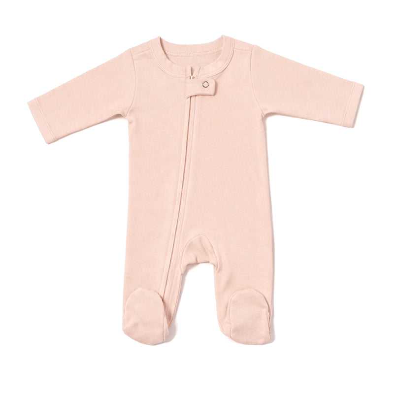 BABY ZIPPY'S FOOTIES (MUAVE CHALK)