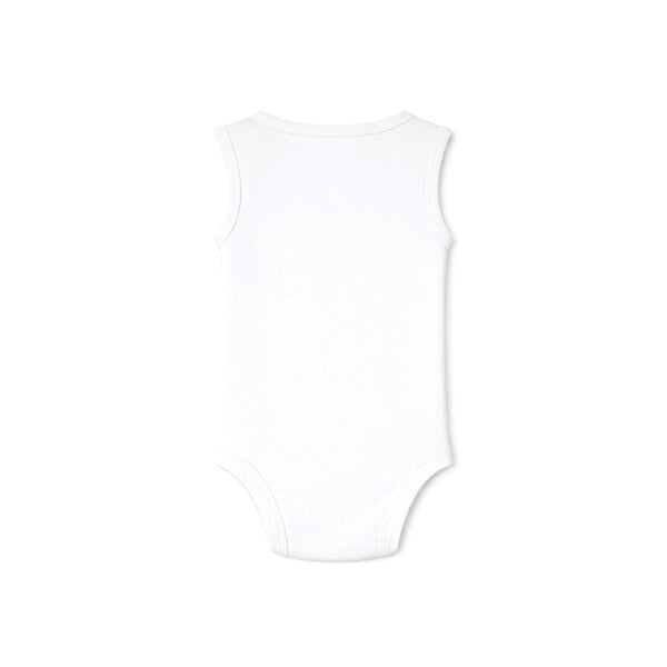 BABY BODY SUIT SLEEVELESS (WHITE)