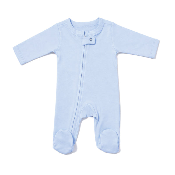 BABY ZIPPY'S FOOTIES (WHISPY BLUE)