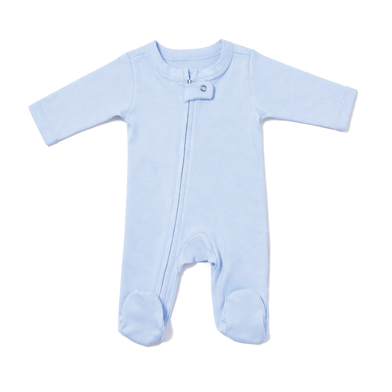 BABY ZIPPY'S FOOTIES (WHISPY BLUE)