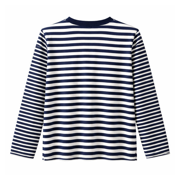 DUAL STRIPE CREW-NECK TEE