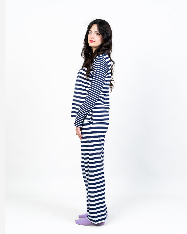 DUAL STRIPE CREW-NECK TEE