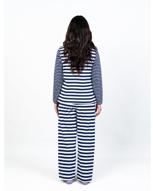 DUAL STRIPE CREW-NECK TEE