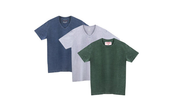 Loungerwear Tees-Multiple Colors  | Pack Of 3 - Wearlatch