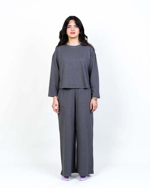 Women Mommy & Me Co-ord Set Grey