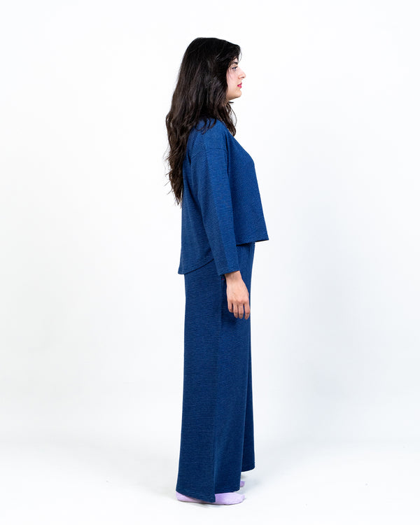 Women Mommy & Me Co-ord Set Blue