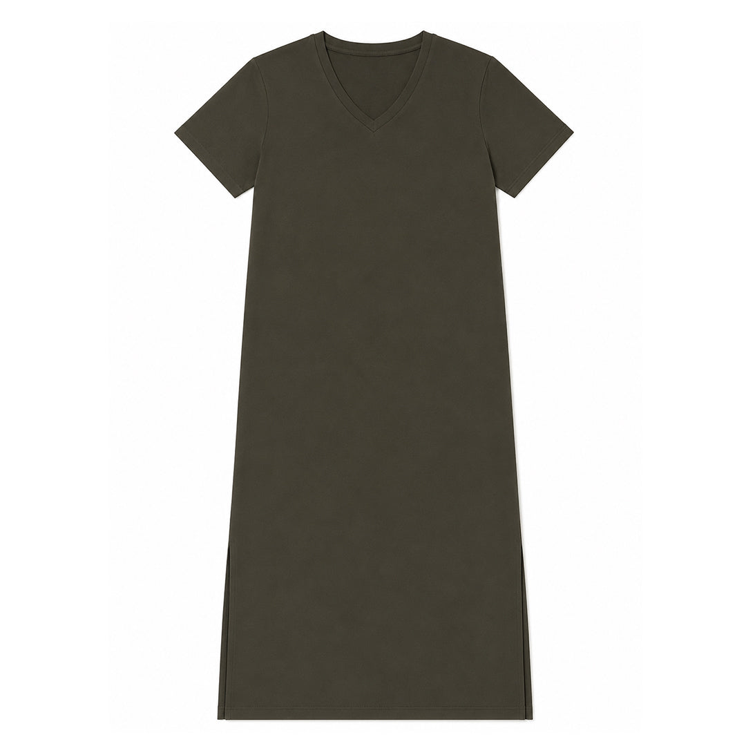 MINIMAL OLIVE DRESS