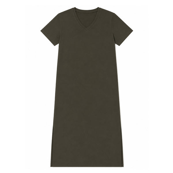 MINIMAL OLIVE DRESS