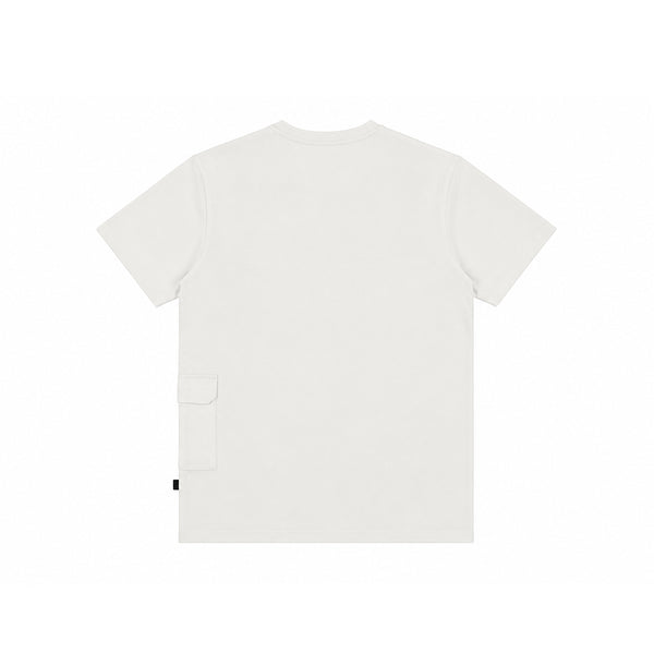 IVORY SIDE POCKET TEE