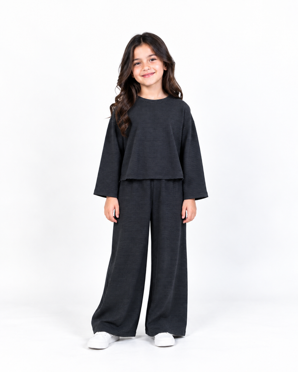 Girls Mummy & Me  Co-ord Set Black