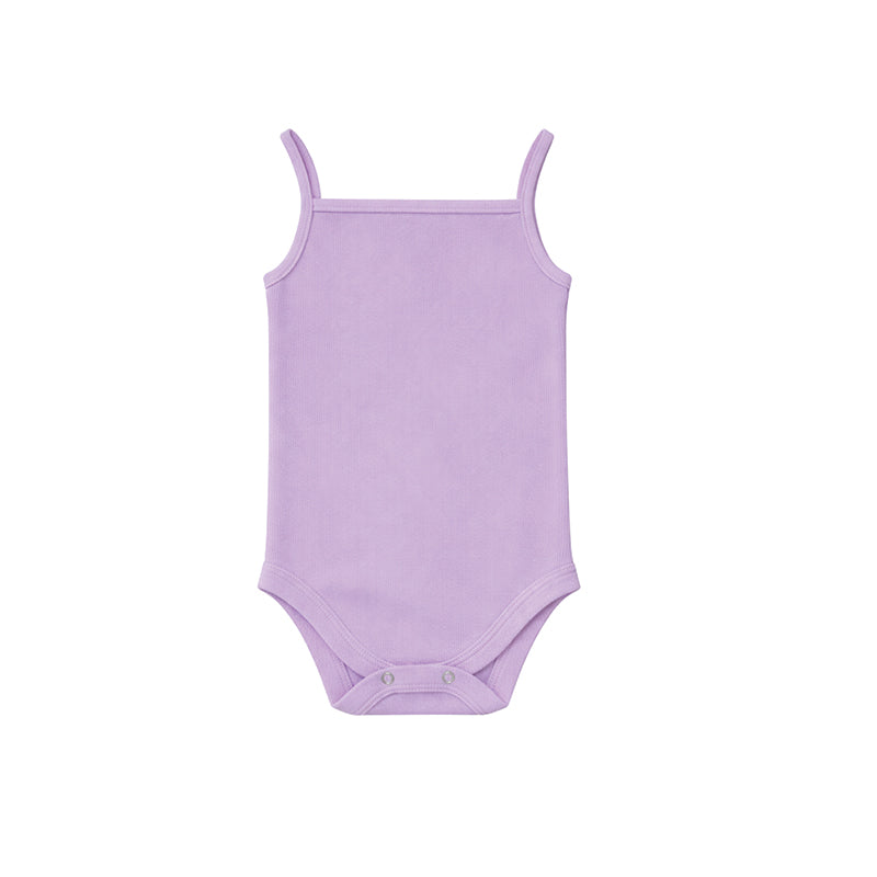 SPAGHETTI STRAP BABY BODYSUIT (PASTEL LILAC)